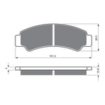 GOLDfren Brake Pads Off-Road Racing GF389 - K5