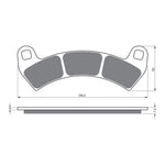GOLDfren Brake Pads Off-Road Racing GF391 - K5