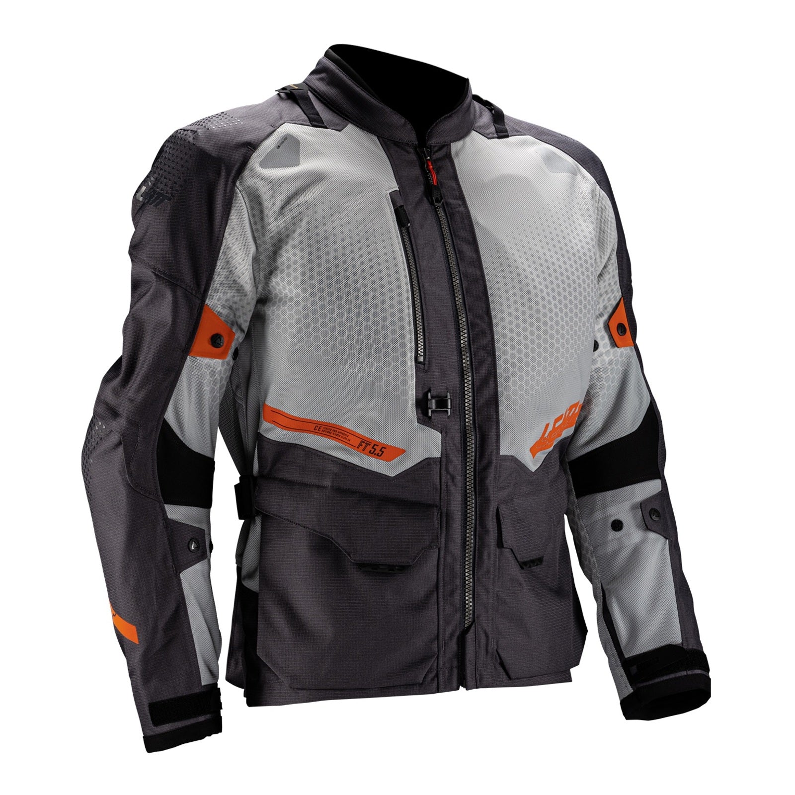 Leatt 5.5 ADV FlowTour Jacket - Iron