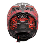 LS2 FF807 Dragon Carbon Enthum Helmet - Black / Red 06