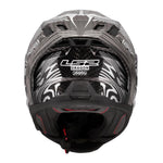 LS2 FF807 Dragon Carbon Enthum Helmet - Black / Silver 06