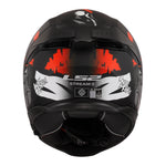 LS2 FF808 Stream II Angry Monkey Helmet - Matte Black / Red 06
