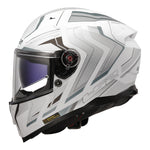 LS2 FF811 Vector II Alizer - Matte White / Silver 06