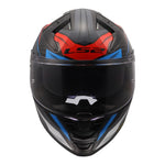 LS2 FF811 Vector II Carbon Savage Helmet - Blue / Red