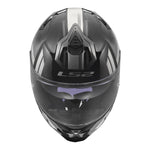 LS2 FF817 Challenger II Nitro Helmet - Black / Grey