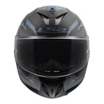 LS2 FF820 Rapid III Xtrem Helmet - Black / Blue Petrol