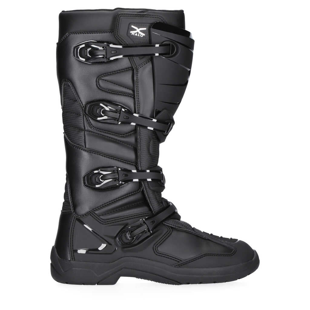 X-Halo MX3 Boots BLACK/BLACK