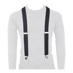 Oxford Riggers Braces Slim Black