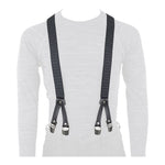 Oxford Riggers Braces Chic Black