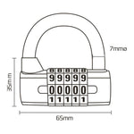 Oxford 5-Digit Combination Padlock - Black