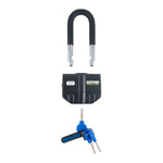 Oxford Boss Alarm 16mm Padlock - Black