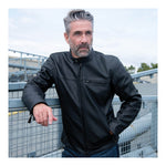 Oxford Walton Leather Jacket - Black