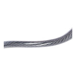 Oxford Bumper Cable Lock 6mm X 600mm - Clear