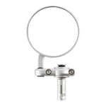 Oxford Bar End Mirrors - Silver (Pair)