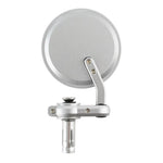 Oxford Bar End Mirrors - Silver (Pair)