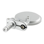Oxford Bar End Mirrors - Silver (Pair)