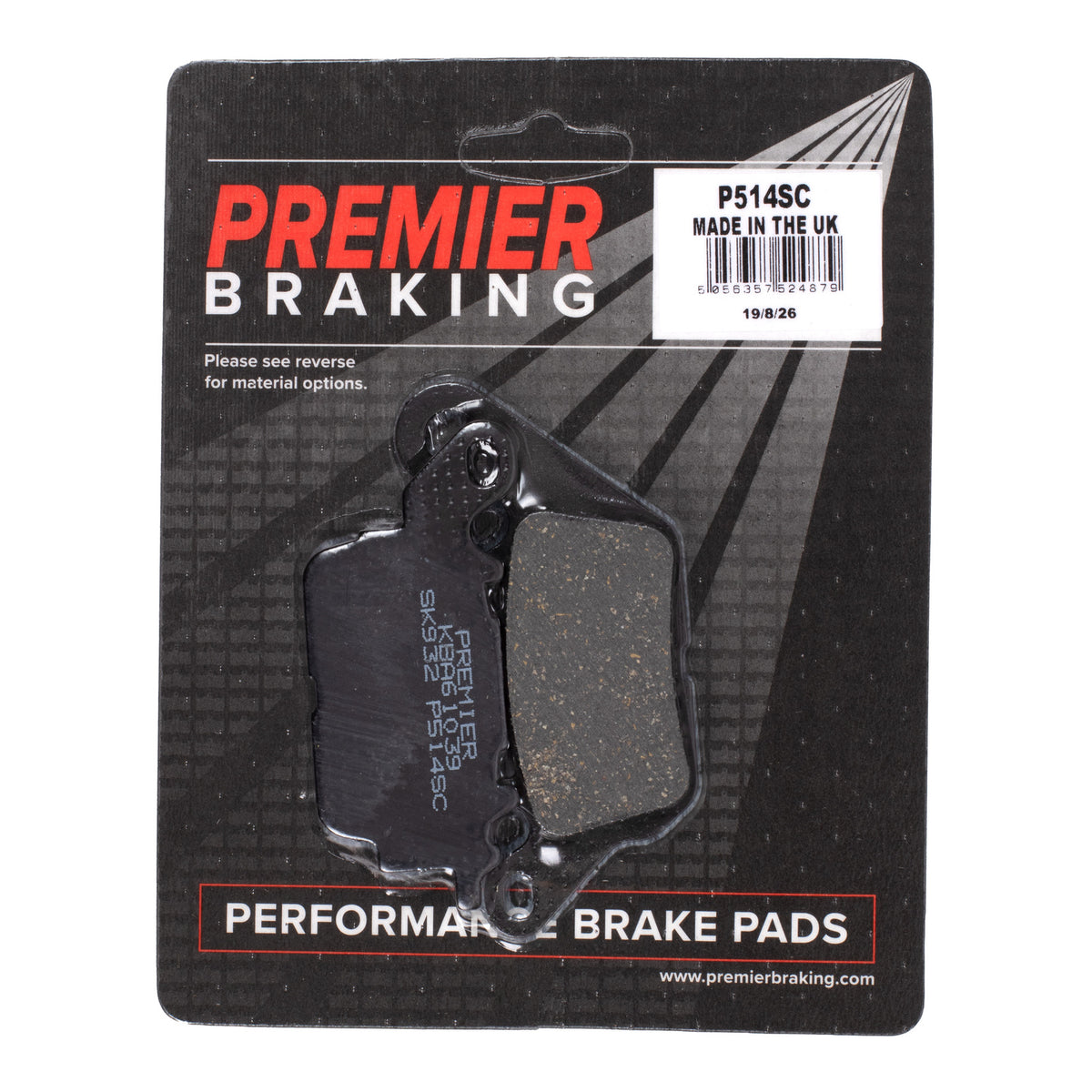 Premier P514 SC Yamaha Brake Pads