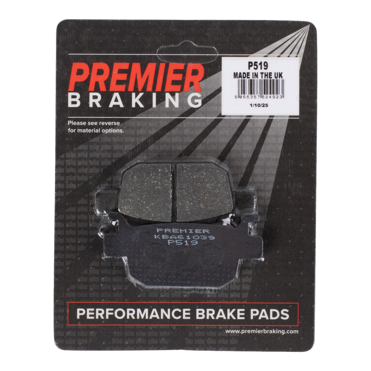 Premier Brake Pads Road Bike Organic