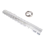 Whites Head Pipe Guard with Clamp - Silver