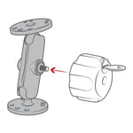 RAM Key Lock Knob with Brass Insert for B Size Socket Arms