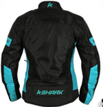 Shark   Ladies   Aired   Jacket    [Black/Teal]