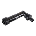 Whites Spark Plug Cap (Replaces XZ05F) Long Right Angle - Black