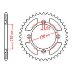 XAM Sprocket Kit Honda CRF150r 07-16 15/50