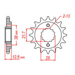 XAM Sprocket Kit Kawasaki KLR650 '06-'21 X-Ring 15/43