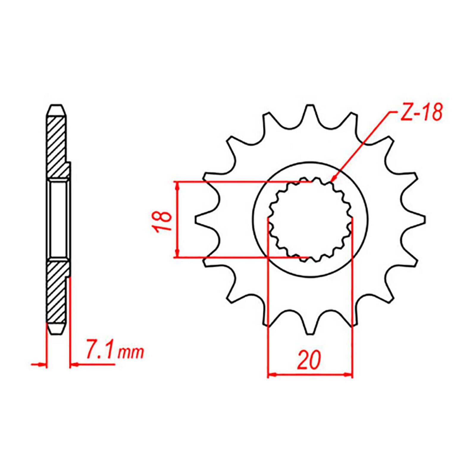 XAM Sprocket Kit Suzuki RM125/RMZ250 '07-'09 X-Ring 12/48