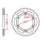 XAM Sprocket Kit Sherco 250/300SH2 NSDCG2 14/49