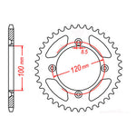 XAM Sprocket Kit Yamaha YZ85 SW 19- 14/46