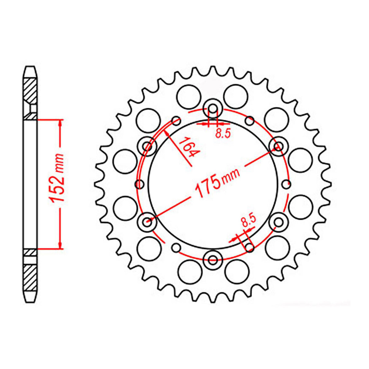 XAM Sprocket Kit Yamaha YZ250 '98 14/50
