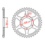 XAM Sprocket Kit Kawasaki ZX9R '98-'01 X-Ring 16/41