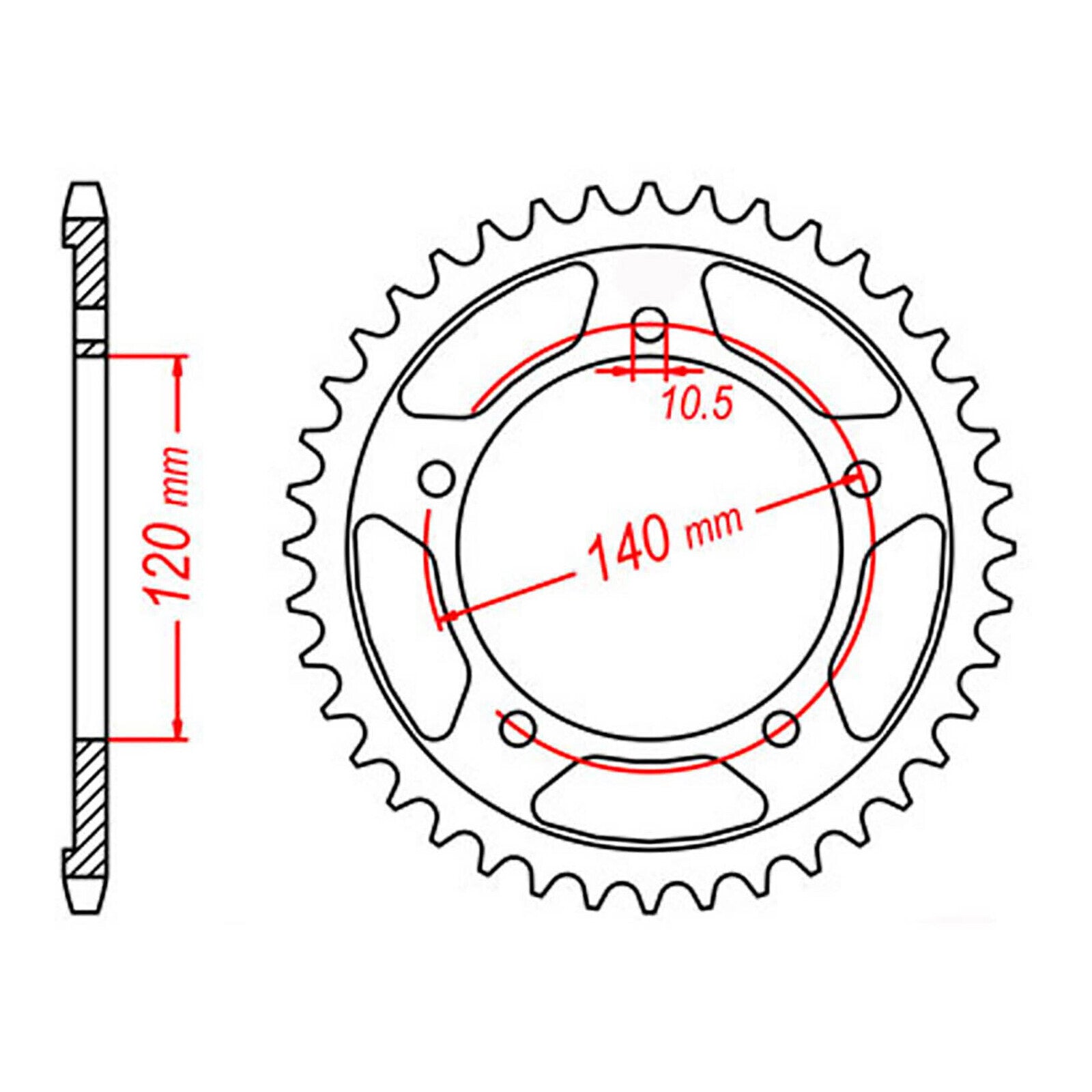 XAM Sprocket Kit Suzuki GSXR750 '06-'10 X-Ring Gold 17/45