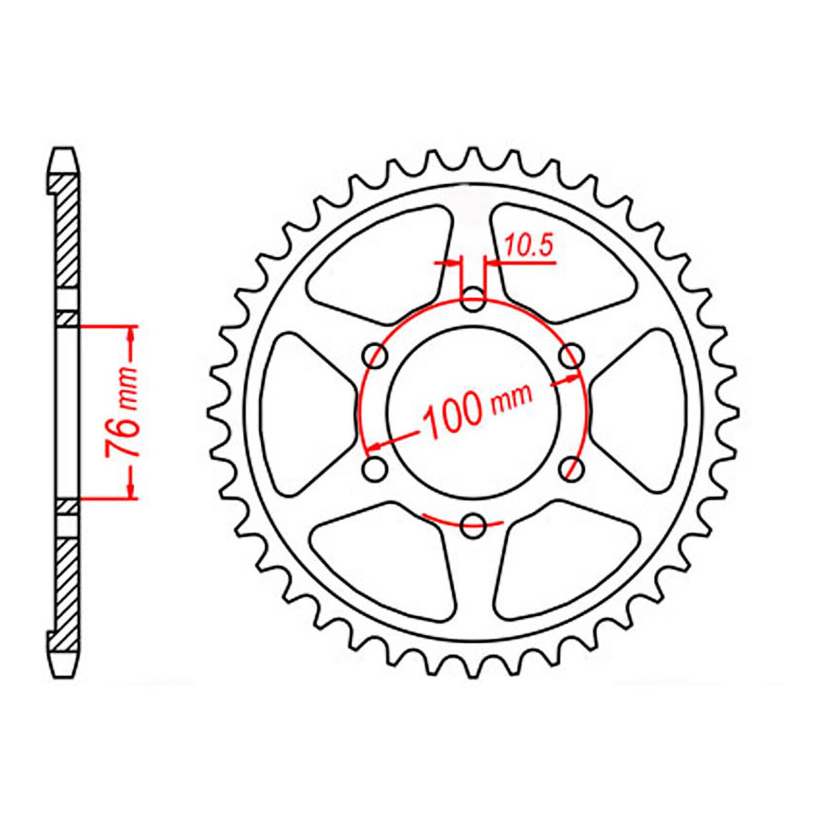 XAM Sprocket Kit Suzuki GSX1100FL '90-'96 X-Ring(530) 15/52