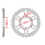 XAM Sprocket Kit Triumph 675 Day '06-'15/Strt Trp '07-'11 X-RG Gold 16/47