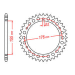 XAM Sprocket Kit Triumph Speed Triple 1050i '12-'15 X-Ring 18/43