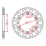 XAM Sprocket Kit Yamaha FZ6/R '10-'15 X-Ring Gold 16/46