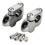 Zeta Handlebar Rise Kit 20mm Offset / 26mm Height - 22.2mm Bar - Titanium