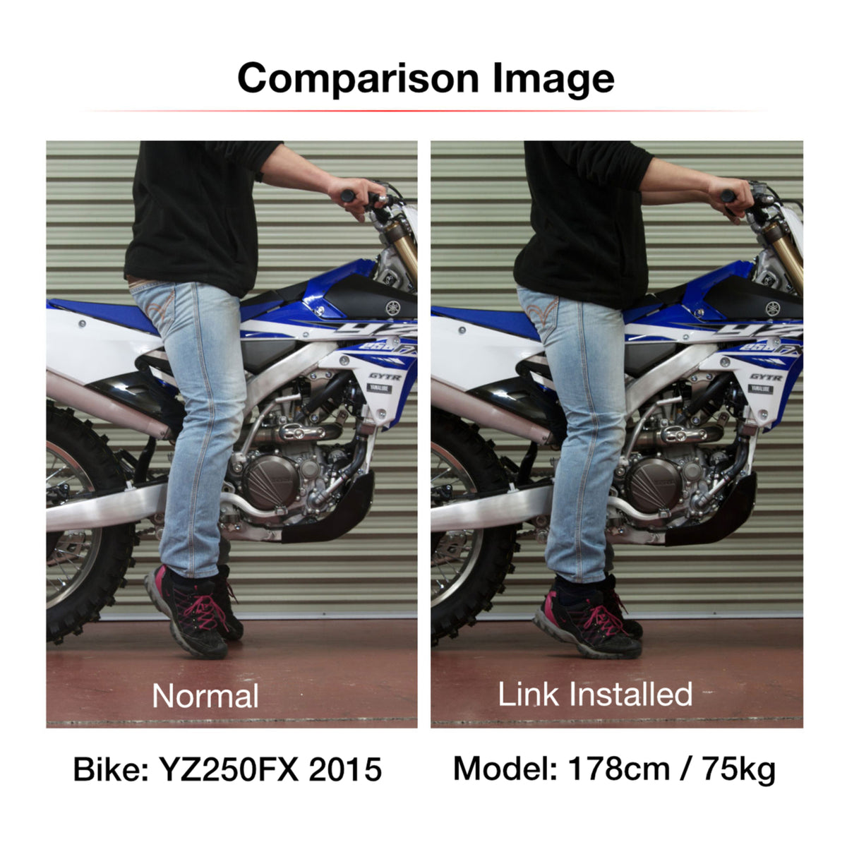 Zeta RSL Low Down Link -27mm - KTM SX / SX-F / XC / XC-F ('23-) - Orange