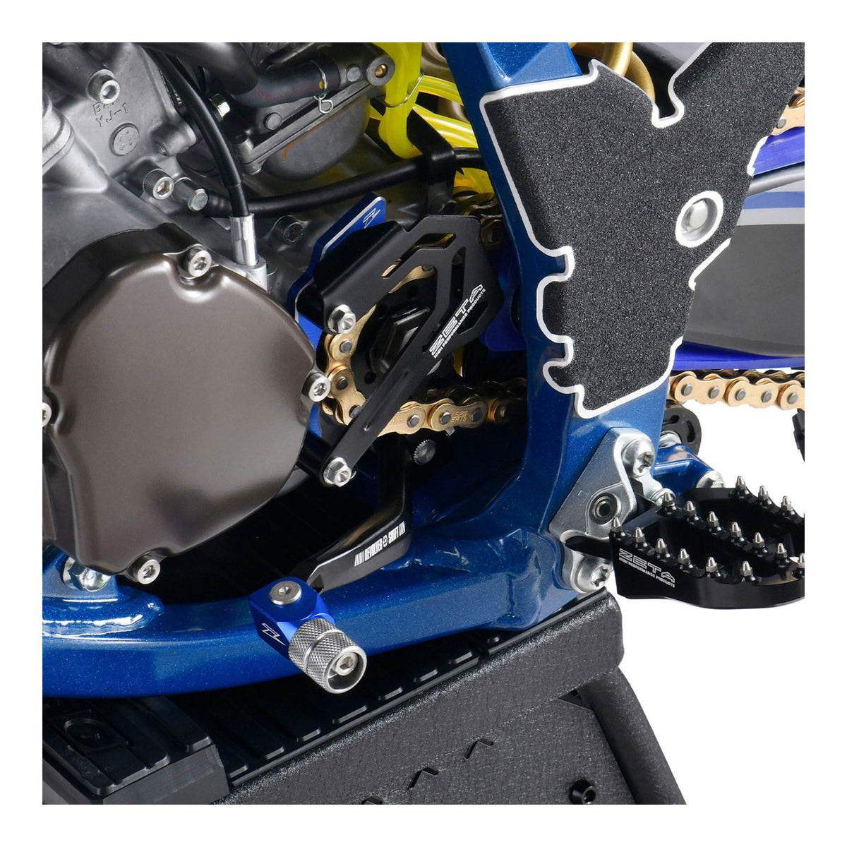 Zeta +10mm Revolver Gear Lever - Yamaha TTR50E ‘06-’14 - Blue